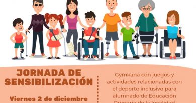 Jornada de sensibilización con motivo del día internacional de las personas con discapacidad