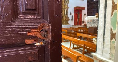 Intentan forzar la puerta lateral del Convento del Rosario de Arahal