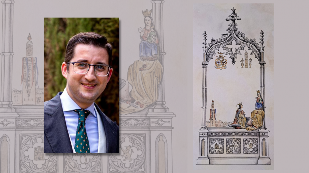 Antonio Bohórquez, autor de la papeleta de sitio de la procesión de la