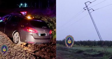 Primeras incidencias de la borrasca Leonardo en Arahal