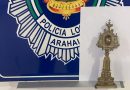 Aparece un relicario robado en Arahal hace dos años