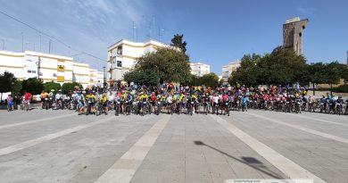 Unos 150 cicloturistas disfrutan de la bicicleta por Arahal