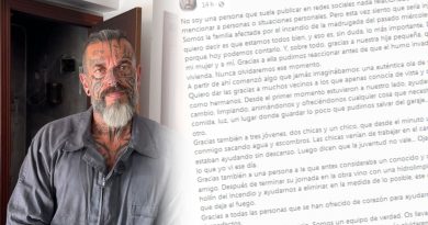 El emotivo agradecimiento de la familia afectada por el incendio en la barriada de la Feria II de Arahal